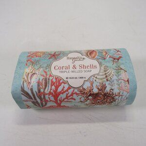 Hannah's Garden Coral & Shells Bar Soap 10.5oz Triple Milled Soap Shea Butter